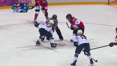 XXII. zimní olympijské hry 2014 Soči - Hokej: Kanada - USA - finále (ženy)