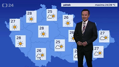 Předpověď počasí - 1. června 2017 17:55