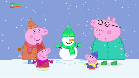 Prasátko Peppa - Sníh