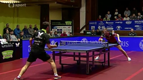 Extraliga stolního tenisu - STEN Marketing HB Ostrov - DTJ Hradec Králové