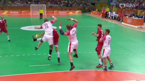 XXXI. letní olympijské hry 2016 Rio de Janeiro - Házená: Polsko - Dánsko (muži)