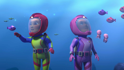 Tlapková patrola - Mořské tlapky: Tlapky zachraňují potopenou šalupu / Mořské tlapky: Tlapky zachraňují vrtohlavou velrybu