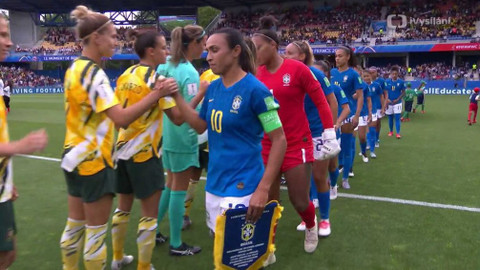 MS ve fotbalu žen 2019 Francie - Austrálie - Brazílie