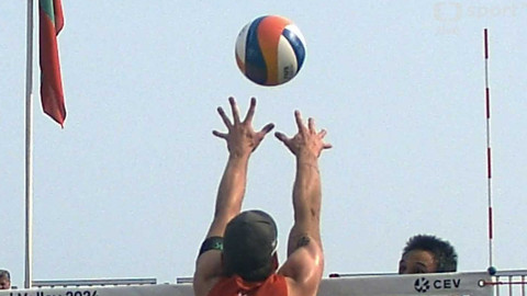 ME v plážovém volejbalu 2024 Nizozemsko - Ehlers/Wickler (GER) - Cottafava/Nicolai (ITA)