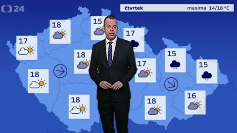 Předpověď počasí - 29. března 2017 17:55