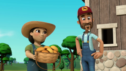 Tlapková patrola - Tlapky zastavují super shaker / Tlapky zachraňují létající farmářský dům