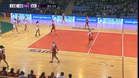 Házená - Česko - Island