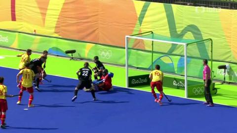 XXXI. letní olympijské hry 2016 Rio de Janeiro - Pozemní hokej: Nový Zéland - Španělsko (muži)