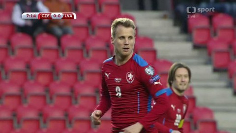 Fotbal - Česko - Lotyšsko