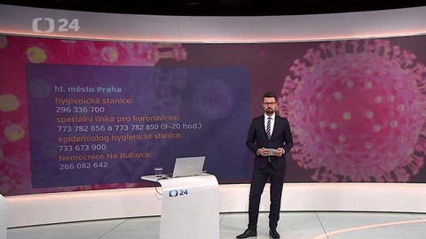 90’ ČT24 - Koronavirus v Česku – opatření proti jeho šíření