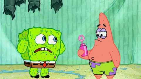 SpongeBob v kalhotách - Vstávat a cvičit/Čekání/Podivná plíseň