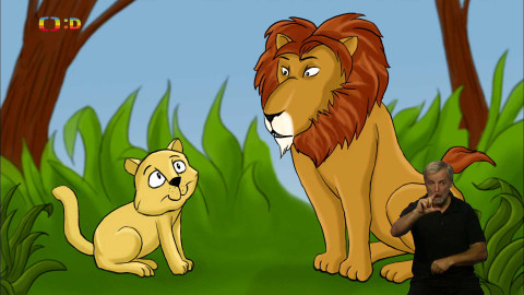 Čtení do ouška - Lev, kočka a člověk