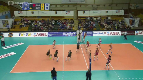 Liga mistrů ve volejbalu - VK AGEL Prostějov - RSE Linamar Bekescsaba