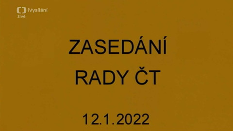 Jednání Rady České televize - 1. jednání Rady ČT v roce 2022