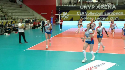 Zlatá evropská volejbalová liga - Chorvatsko - Česko