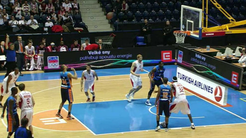 EuroCup v basketbalu - ČEZ Basketball Nymburk - BCM Gravelines Dunkerque