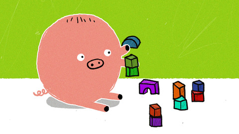 Naše prasátko - 14/52 Kostičky