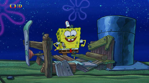SpongeBob v kalhotách - Nefotit prosím / Zaseknutý na střeše