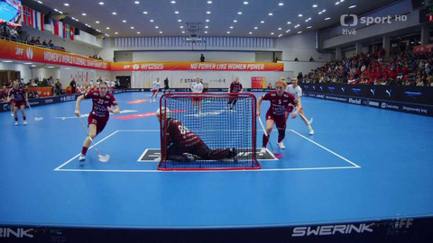 MS ve florbalu žen 2025 Česko - Lotyšsko - Dánsko