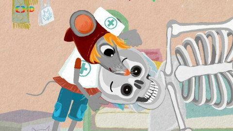 Němčina s Mitzi a Maus - 18/26 Mitzi a Maus si hrají na doktora