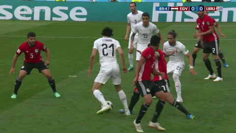 FIFA MS ve fotbalu 2018 Rusko - Egypt - Uruguay