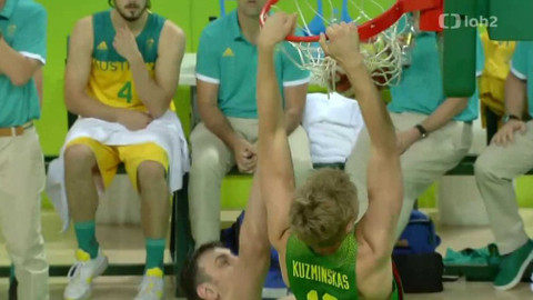 XXXI. letní olympijské hry 2016 Rio de Janeiro - Basketbal: Austrálie - Litva (muži)