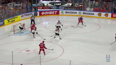 MS v ledním hokeji 2017 Německo a Francie - Rusko - Lotyšsko