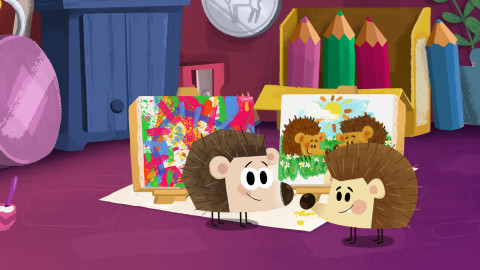 Bodláček a Jehlinka - 22/26 Malování