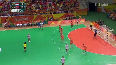 XXXI. letní olympijské hry 2016 Rio de Janeiro - Házená: Nizozemsko - Norsko (ženy)