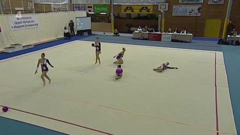 Gymnastika - M ČR v moderní gymnastice