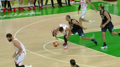 XXXI. letní olympijské hry 2016 Rio de Janeiro - Basketbal: Španělsko - Argentina (muži)