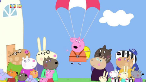 Prasátko Peppa - Seskok padákem