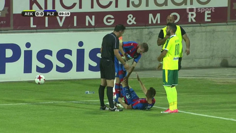 Evropská liga UEFA - AEK Larnaka - FC Viktoria Plzeň