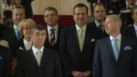 Mimořádné pořady ČT24 - Prezident Miloš Zeman jmenuje předsedu hnutí ANO Andreje Babiše premiérem