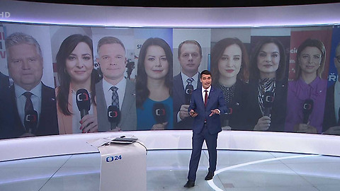 Krajské a senátní volby 2024 - Volební studio
