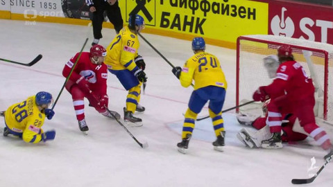 MS v ledním hokeji 2021 Lotyšsko - Rusko - Švédsko