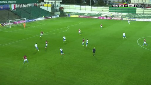 Fotbal - Česko - Itálie