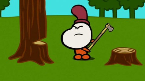 Minuta v muzeu - Indická sedlová sekera neboli tabar