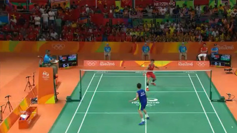 XXXI. letní olympijské hry 2016 Rio de Janeiro - Badminton: Malajsie - Čína (dvouhra, muži)