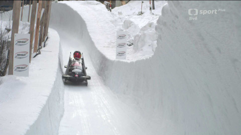 ME v jízdě na bobech a ve skeletonu 2026 - 2. kolo dvojbobů žen
