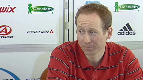 Lyžování - Tisková konference Lukáše Bauera