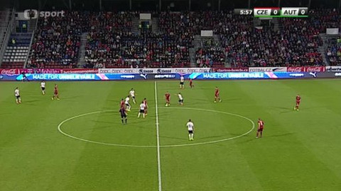 Fotbal - Česko - Rakousko