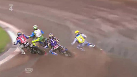 Motocyklové závody - Grand Prix Nordic na ploché dráze 2012 Dánsko