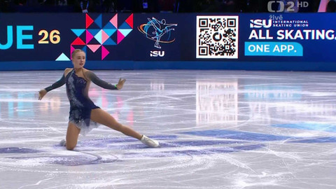 MS v krasobruslení 2026 Česko - Volné jízdy žen