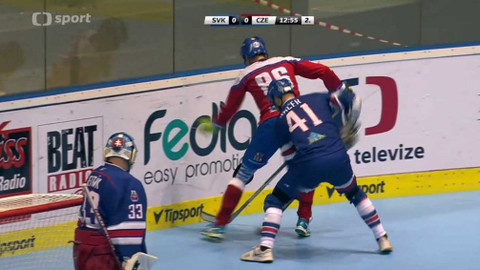 MS v hokejbalu 2017 - Slovensko - Česko