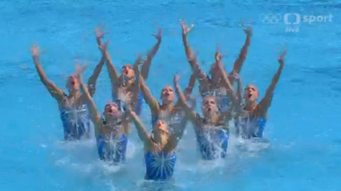 XXXI. letní olympijské hry 2016 Rio de Janeiro - Synchronizované plavání: Volný program - týmy (ženy)