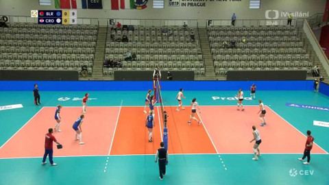 Zlatá evropská volejbalová liga - Chorvatsko - Bělorusko