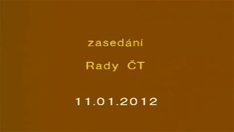 Jednání Rady České televize - 1. jednání Rady ČT v roce 2012