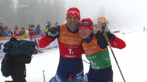 Zimní světová univerziáda 2015 - Běh na lyžích (smíšená štafeta - sprint), severská kombinace (střední můstek)