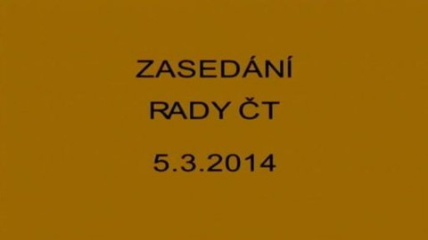 Jednání Rady České televize - 5. jednání Rady ČT v roce 2014